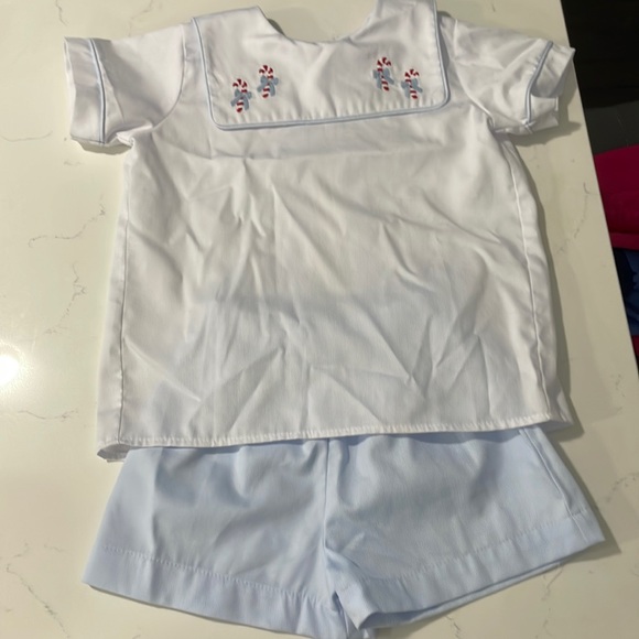 Lulu Bebe Holiday outfit boys - 3T